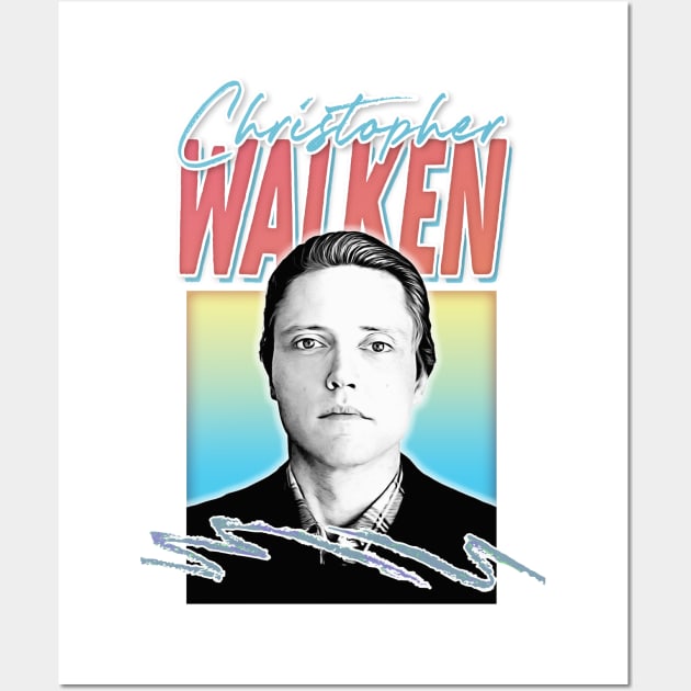 Christopher Walken / 80s Aesthetic Fan Art Gift Design Wall Art by DankFutura